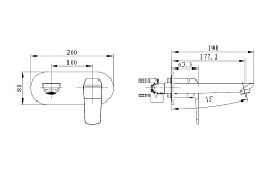 Excellent Смеситель Clever ARAC.4115CR для раковины – фотография-2