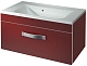 Какса-а Мебель для ванной Хилтон 80 бордо – картинка-16