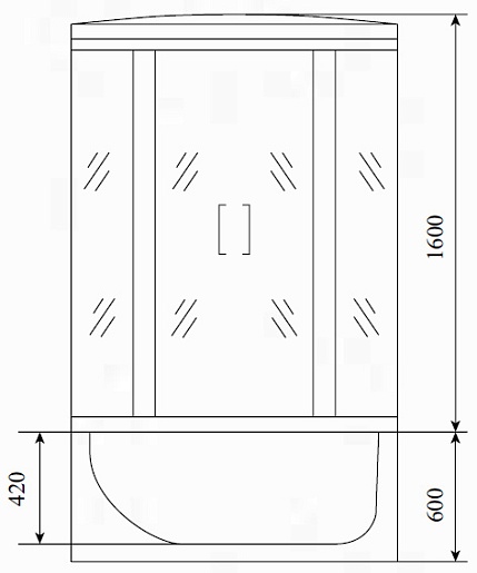 Timo Душевой бокс T-1170 – фотография-13
