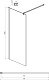 Ambassador Душевая перегородка Walk-In 80 15033124 – фотография-8