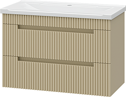 Brevita Тумба с раковиной Ariana 80 капучино – фотография-2