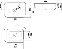 Brevita Тумба с раковиной Bergen 80 подвесная дуб галифакс олово/черная – фотография-13