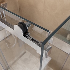 BelBagno Душевой уголок Soft Close-2 SOFT_CLOSE-2-AH-1-180/100-C-Cr 180x100 профиль хром стекло прозрачное – фотография-10