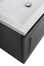 Cezares Тумба с раковиной Giubileo 80 подвесная титан – фотография-7