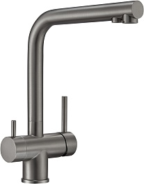 Milacio Смеситель для кухни Ultra MCU.558.GM вороненая сталь – фотография-1