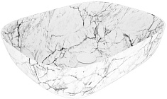 Teymi Раковина накладная Solli 50 Artceramic T50393 белый мрамор