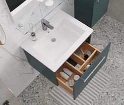 Velvex Тумба с раковиной Posse 65 верде – фотография-3