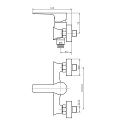 Raiber Смеситель для ванны R0030 – фотография-2