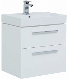 Aquanet Тумба под раковину Nova 60 белая – фотография-1