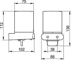 Keuco Дозатор Elegance new 11652010100 хром – фотография-2