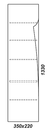 Clarberg Шкаф-пенал "Папирус Вуд" – картинка-5