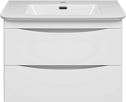 Misty Мебель для ванной Мираж 70 подвесная белая – фотография-4