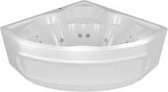 Aquatek Акриловая ванна Сириус 164х164 с гидромассажем + массаж спины – фотография-3