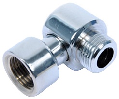 Terminus Переходник угловой 35 НР-ВН 1/2"х1/2" хром – фотография-1