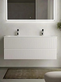 Sancos Мебель для ванной Snob R 120 bianco для двоих – фотография-5