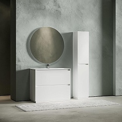 Sancos Тумба под раковину Libra Floor 100 белый глянец – фотография-4
