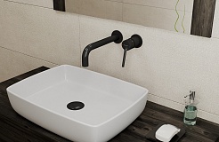 Bravat Смеситель для раковины P8461217BW-ENG чёрный – фотография-2