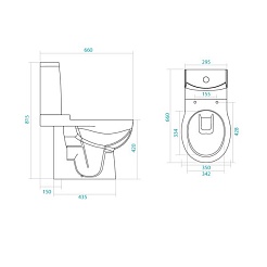 Santek Унитаз-компакт Аллегро – фотография-3