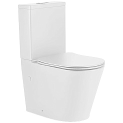 Iberica Blanca Унитаз компакт Burgos с сиденьем микролифт – фотография-1