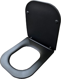 Esbano Сиденье для унитаза Garant черное матовое – фотография-1