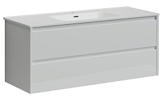 Sancos Тумба под раковину Libra 120-1 белый глянец