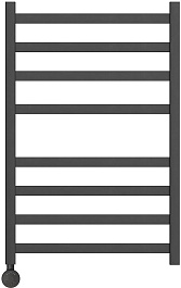Point Полотенцесушитель электрический Меркурий П8 500x800 PN83158BE черный – фотография-2