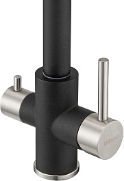 Milacio Смеситель для кухни Ultra MCU.553.MB черный матовый – фотография-3