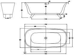 BelBagno Акриловая ванна BB41-1700 – фотография-5