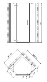 Gemy Душевой уголок Fall Tea S29095 – фотография-4