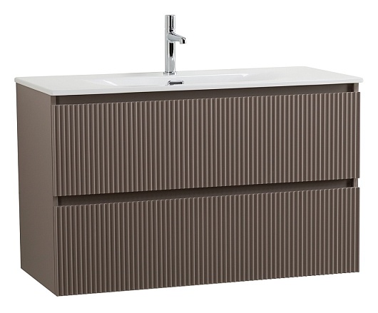 BelBagno Тумба под раковину Uno 100 подвесная Бежевый матовый – фото-1