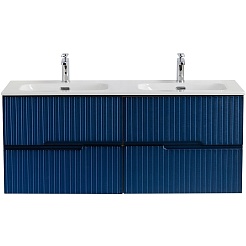 Cezares Тумба под раковину Duet-N 120 с 4 ящиками подвесная sapfiro – фотография-2