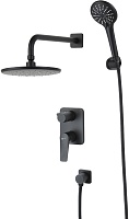 Lemark Душевая система Bronx LM3729BL черная