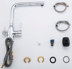 Frap Смеситель для кухни F4396-30 хром – фотография-3