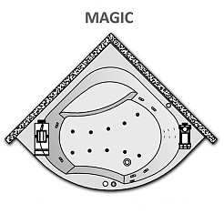 Kolpa San Акриловая ванна Swan MAGIC – фотография-3