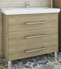 Sanflor Тумба для умывальника Ларго 100 вяз швейцарский – фотография-1