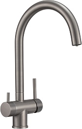 Milacio Смеситель для кухни Ultra MCU.554.GM вороненая сталь – фотография-1