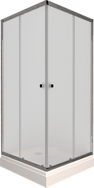 Triton Душевой уголок Вента Хром Вельвет 80/80 Щ0000067980 – фотография-1