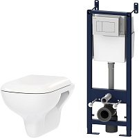 Am.Pm Унитаз подвесной Like FlashClean IS301.801700 в комплекте с инсталляцией