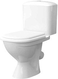 Керамин Унитаз-компакт Капри однорежимный с сиденьем полипропилен – фотография-4