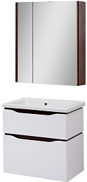 Ceruttispa Мебель для ванной Сицилия 60 подвесная с зеркальным шкафом – фотография-1