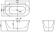 BelBagno Акриловая ванна BB306-1395 140x68 – картинка-10