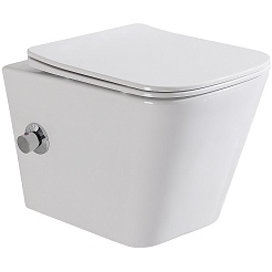 BelBagno Унитаз подвесной Due BB3103CHR-BS/SC – фотография-1