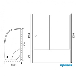 BellSan  Душевой уголок Нептун R – фотография-4