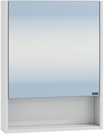 СанТа Зеркальный шкаф Сити 50 белый – фотография-1