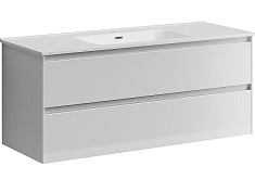 Sancos Тумба с раковиной Cento 120 белый глянец раковина Element 121 CN7006