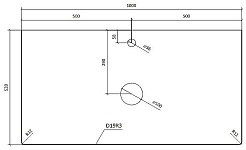 Jorno Столешница Wood 100 темное дерево – фотография-3