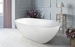 Marmo Bagno Ванна из литьевого мрамора Палермо 168х80 – фотография-5