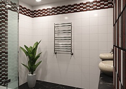 Lemark Полотенцесушитель водяной Status П10 500x800 хром – фотография-3