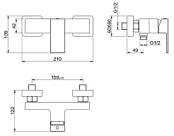 Aquatek Смеситель для душа Либра AQ1660CR хром – фотография-2