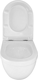 Azario Унитаз подвесной Fora AZ-0017-UQ3 безободковый белый – фотография-9